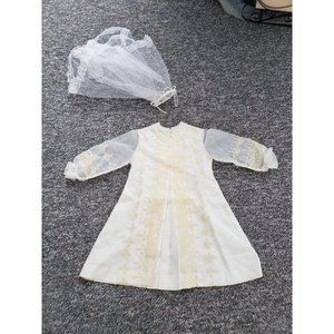 Vintage 60 First Holy Communion Dress and Veil‎